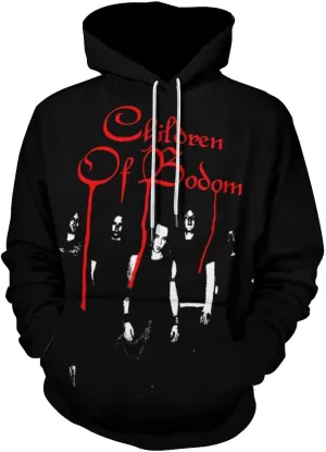 3D Hoodie Outerwear Long Sleeve Mens Vintage Hooded Tops Sweater Costume