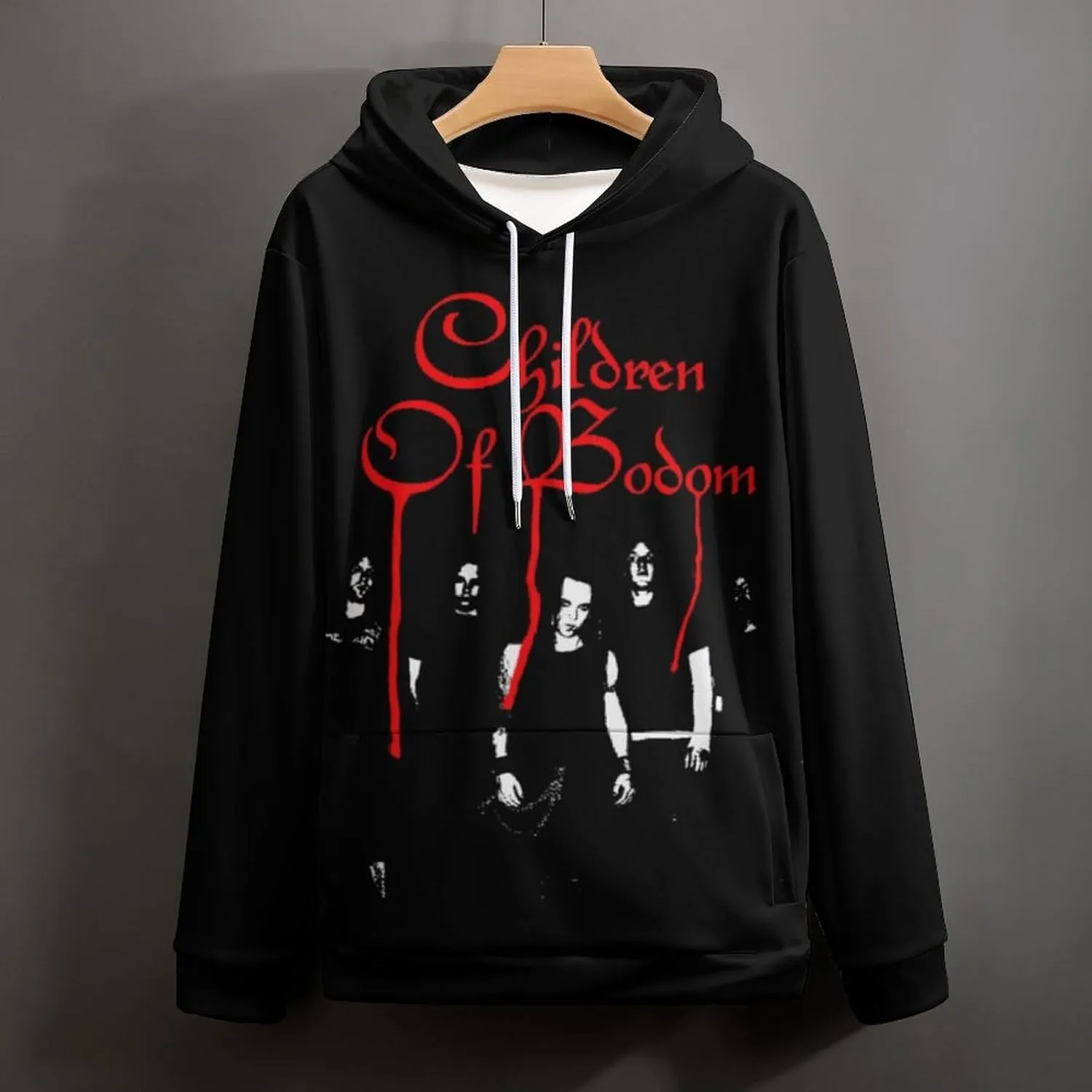 3D Hoodie Outerwear Long Sleeve Mens Vintage Hooded Tops Sweater Costume