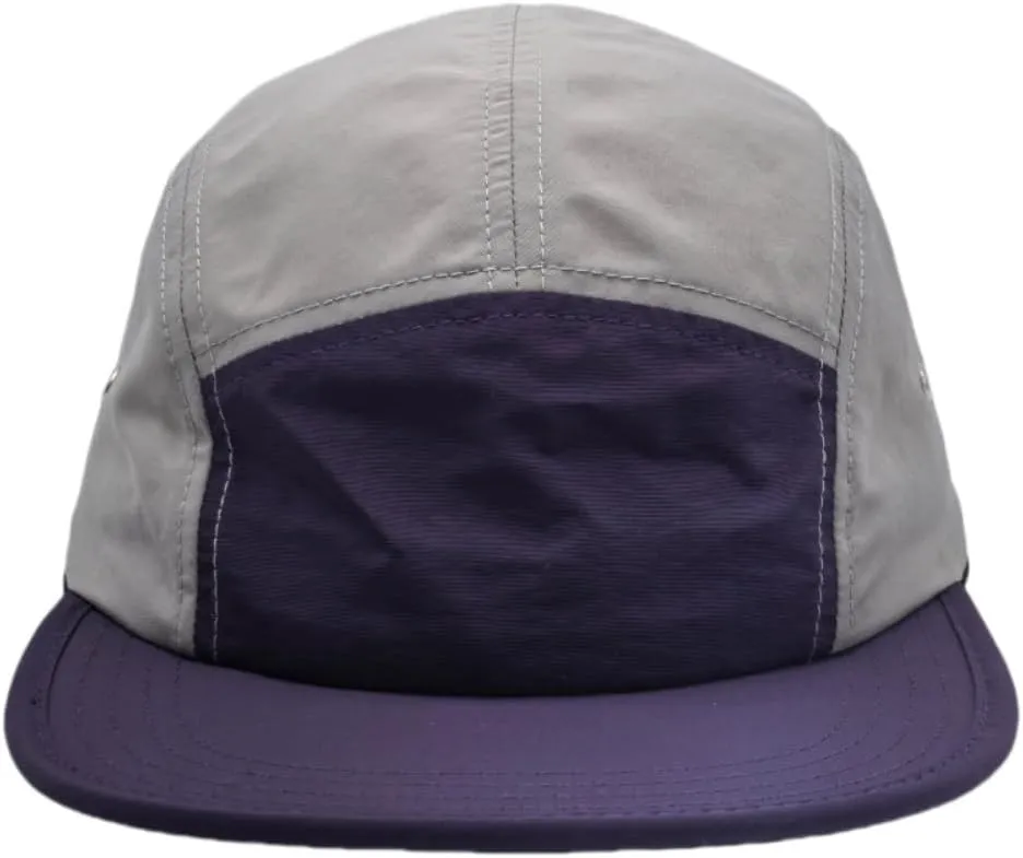 5-Panel Quick Dry Cap - Breathable Moisture Wicking Sun Hat for Running Daily Use, Men/Women Spliced Color Blocks