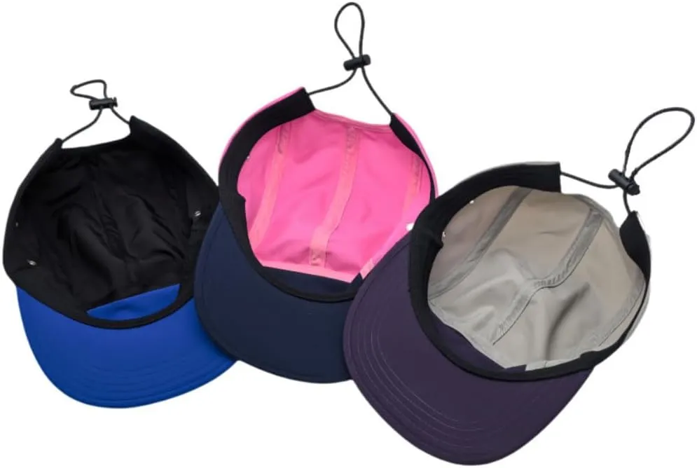 5-Panel Quick Dry Cap - Breathable Moisture Wicking Sun Hat for Running Daily Use, Men/Women Spliced Color Blocks