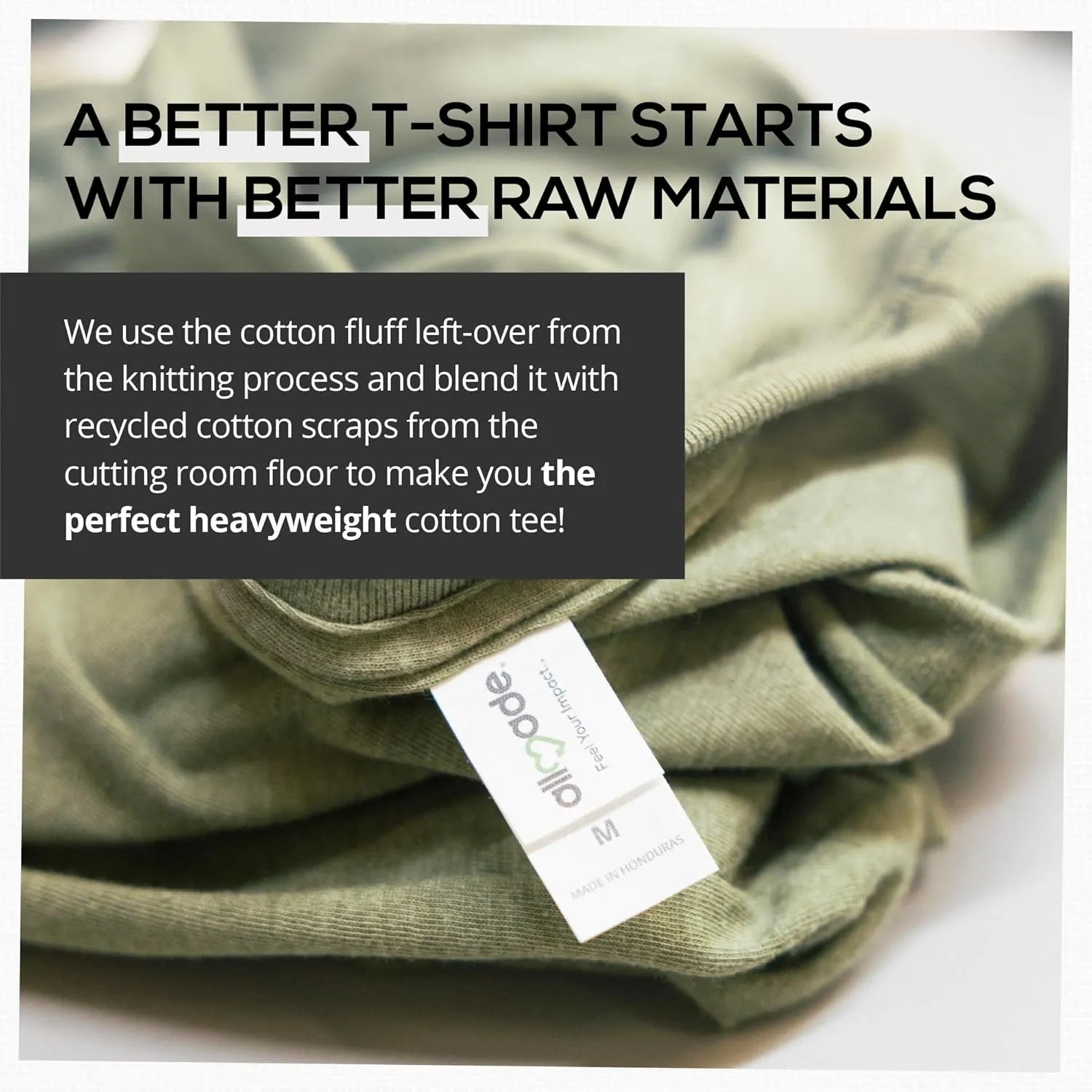 Allmade Heavyweight Recycled Cotton T-Shirt