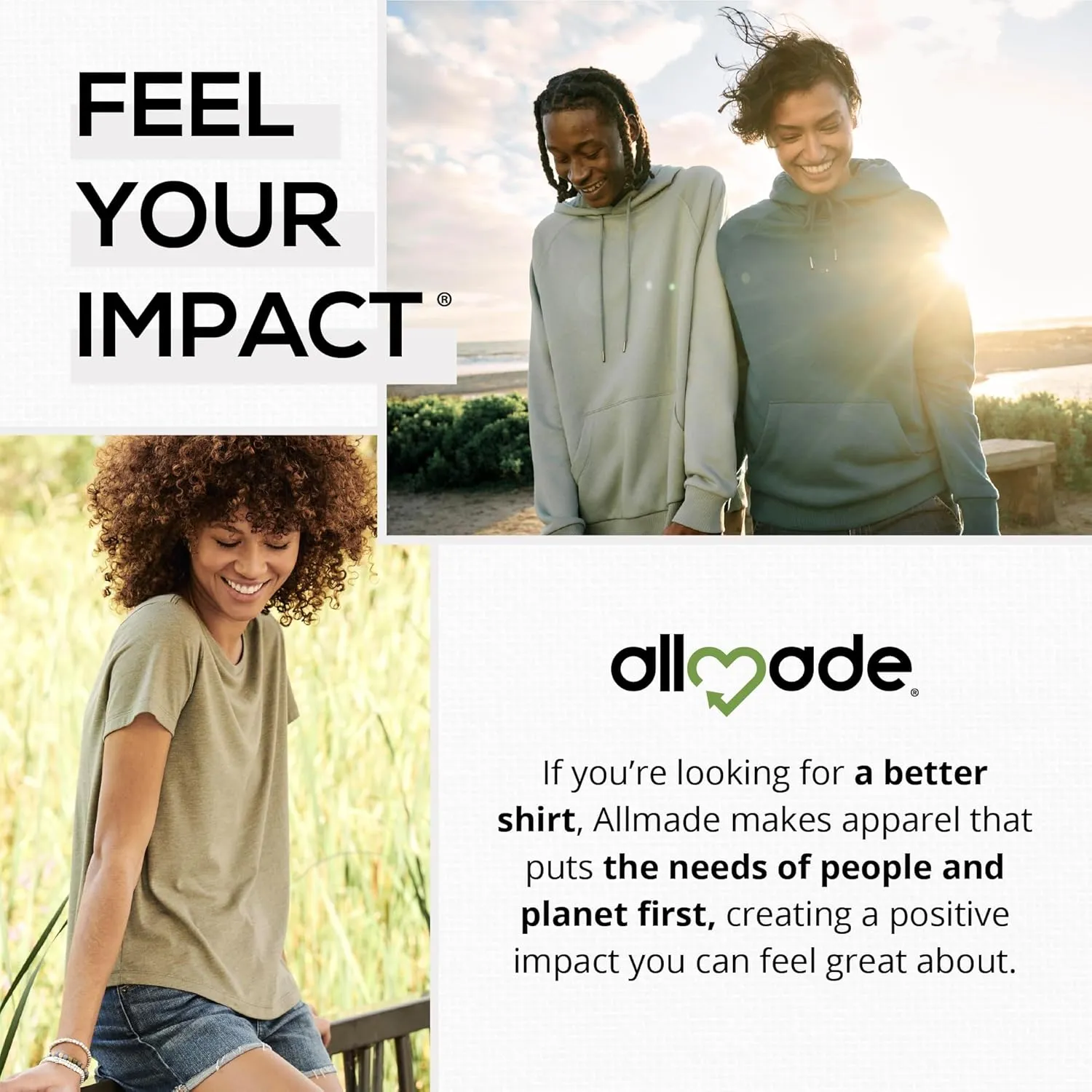 Allmade Heavyweight Recycled Cotton T-Shirt