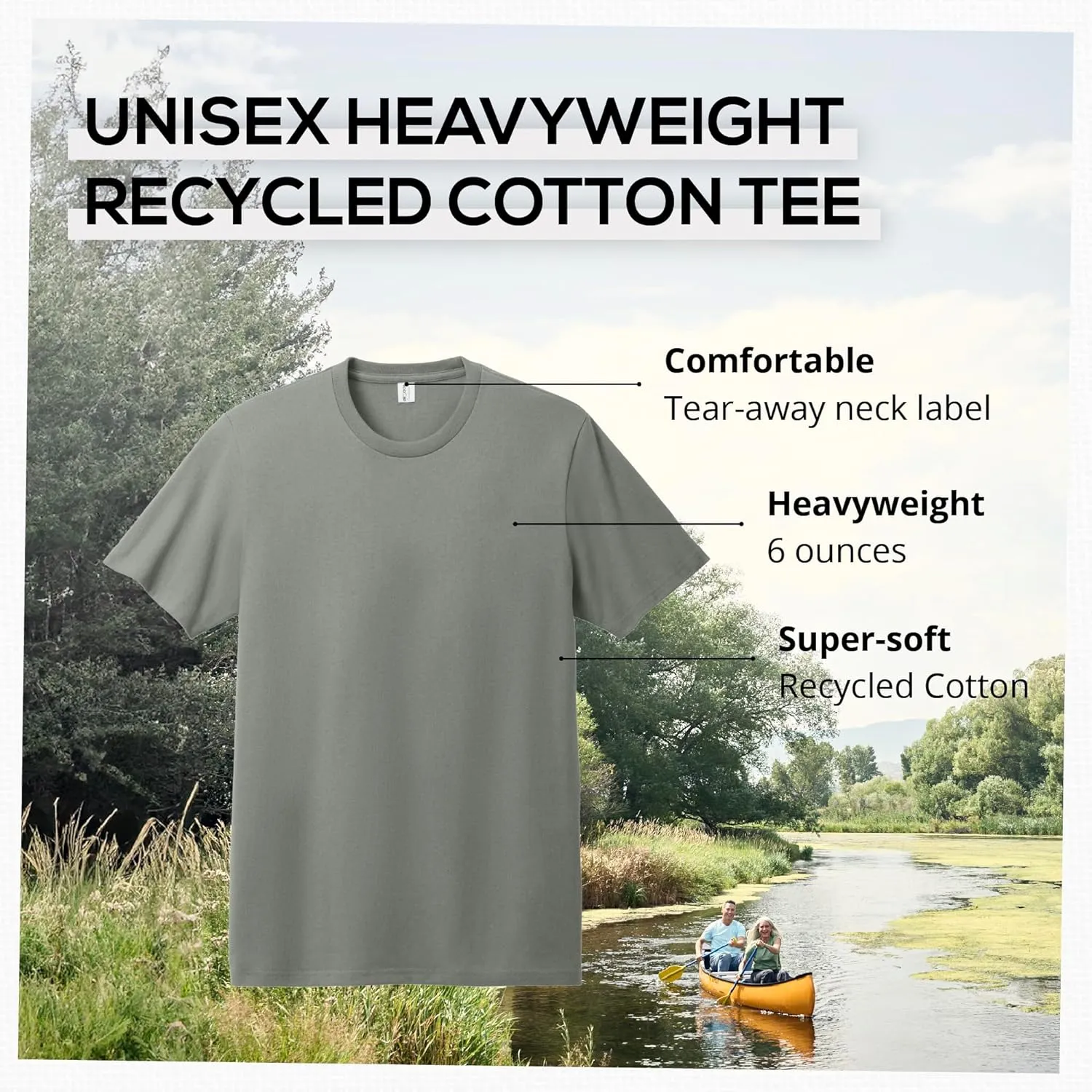 Allmade Heavyweight Recycled Cotton T-Shirt