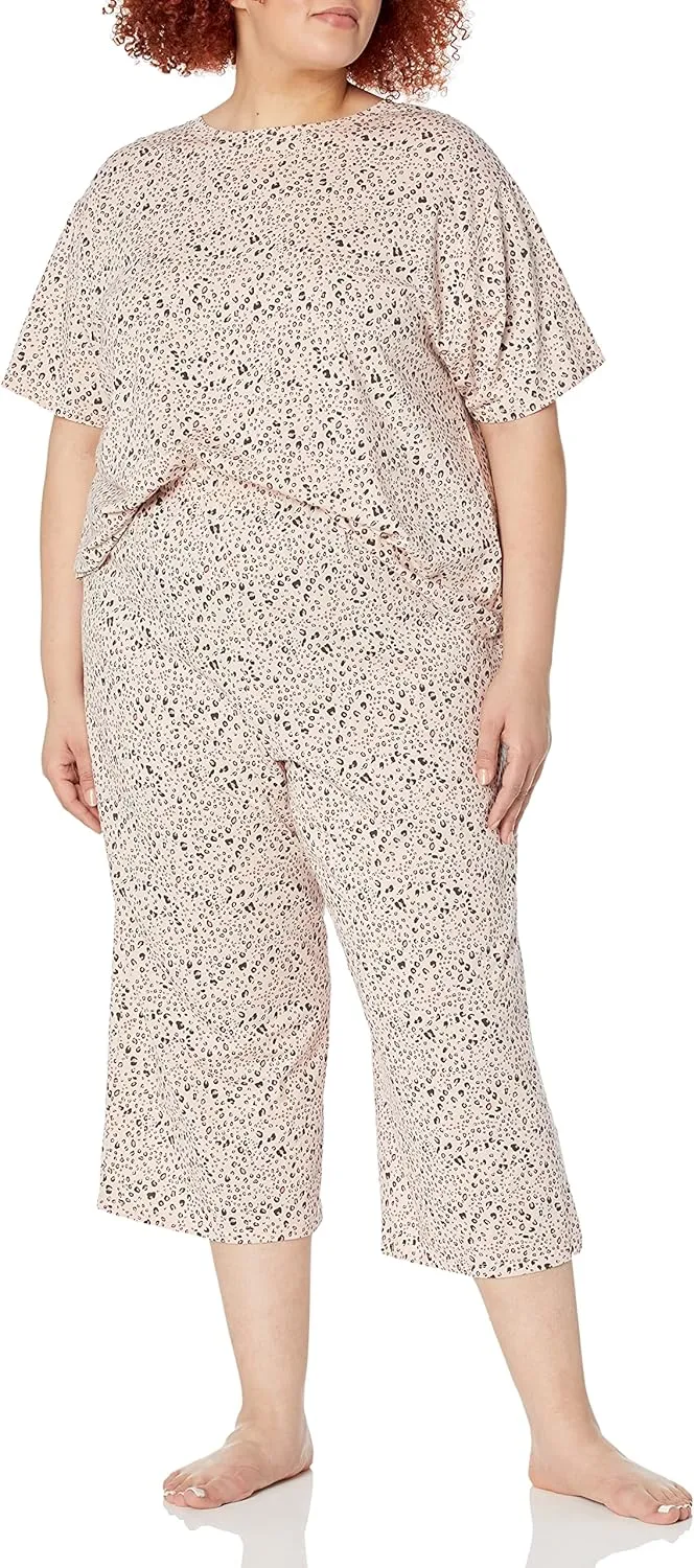 Amazon Essentials Women's Knit Jersey Pajama Set