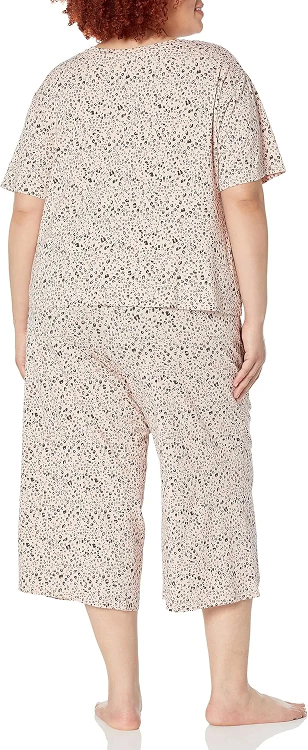 Amazon Essentials Women's Knit Jersey Pajama Set