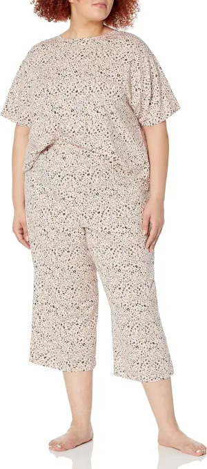 Amazon Essentials Women's Knit Jersey Pajama Set