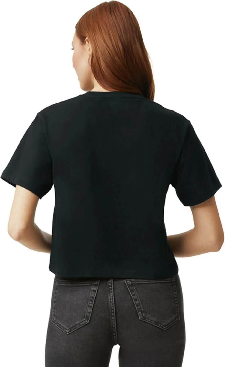 American Apparel Women's Fine Jersey Boxy T-Shirt, Style G102, 2-Pack