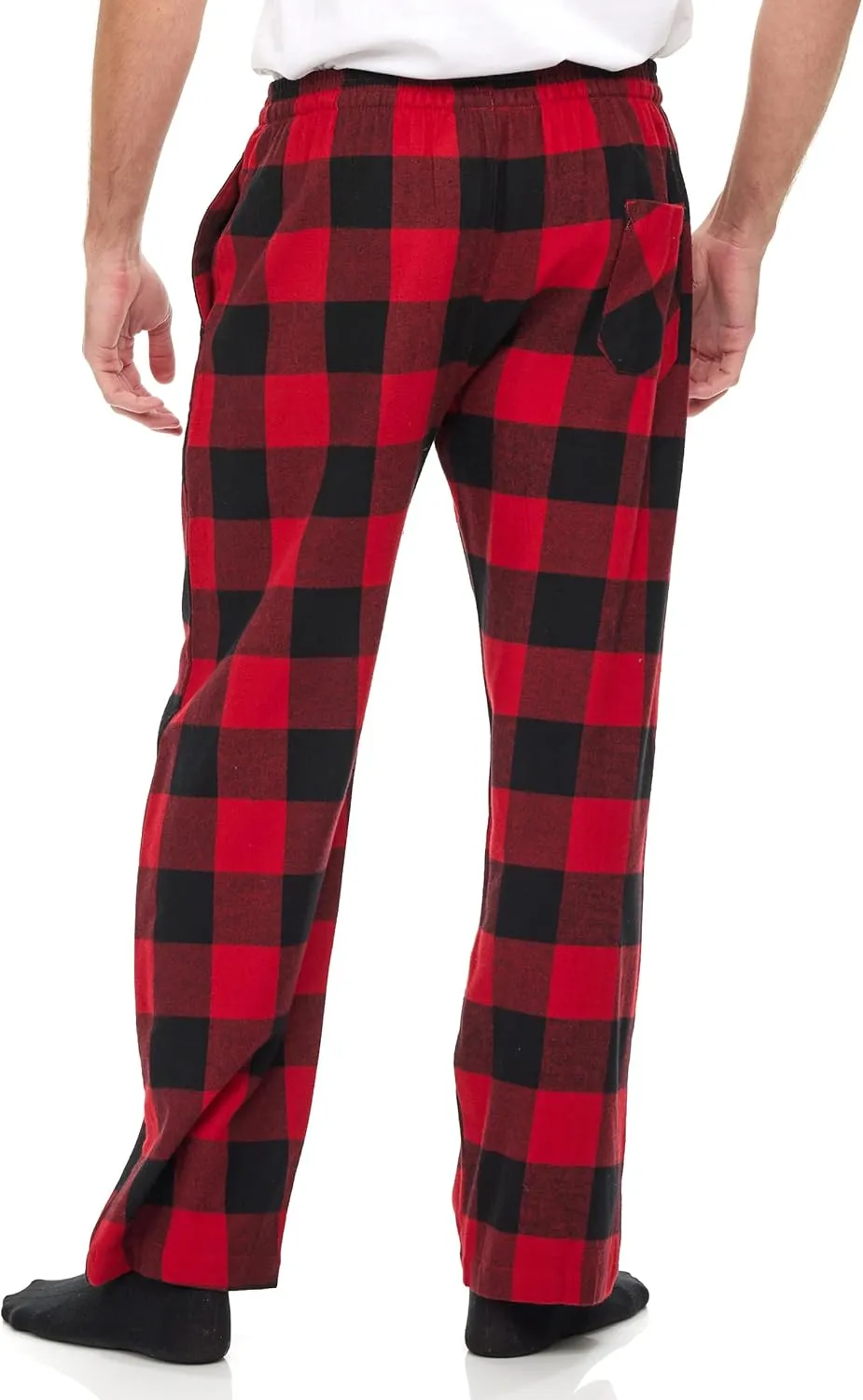 Andrew Scott Men's Cotton Super Soft Flannel Plaid Pajama Pants- 2 Pack