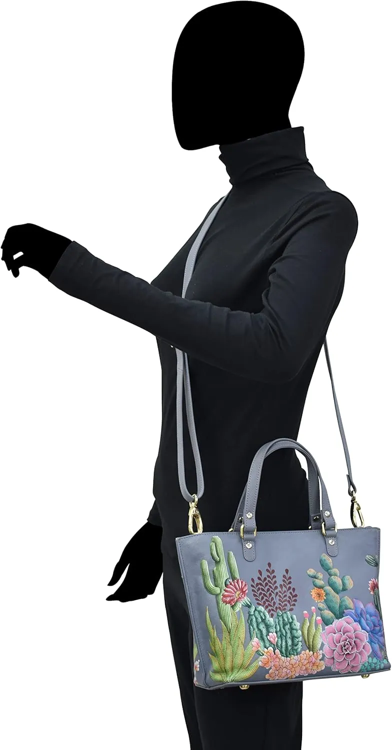 Anuschka Women's Original Hand-Painted Genuine Leather Medium Tote