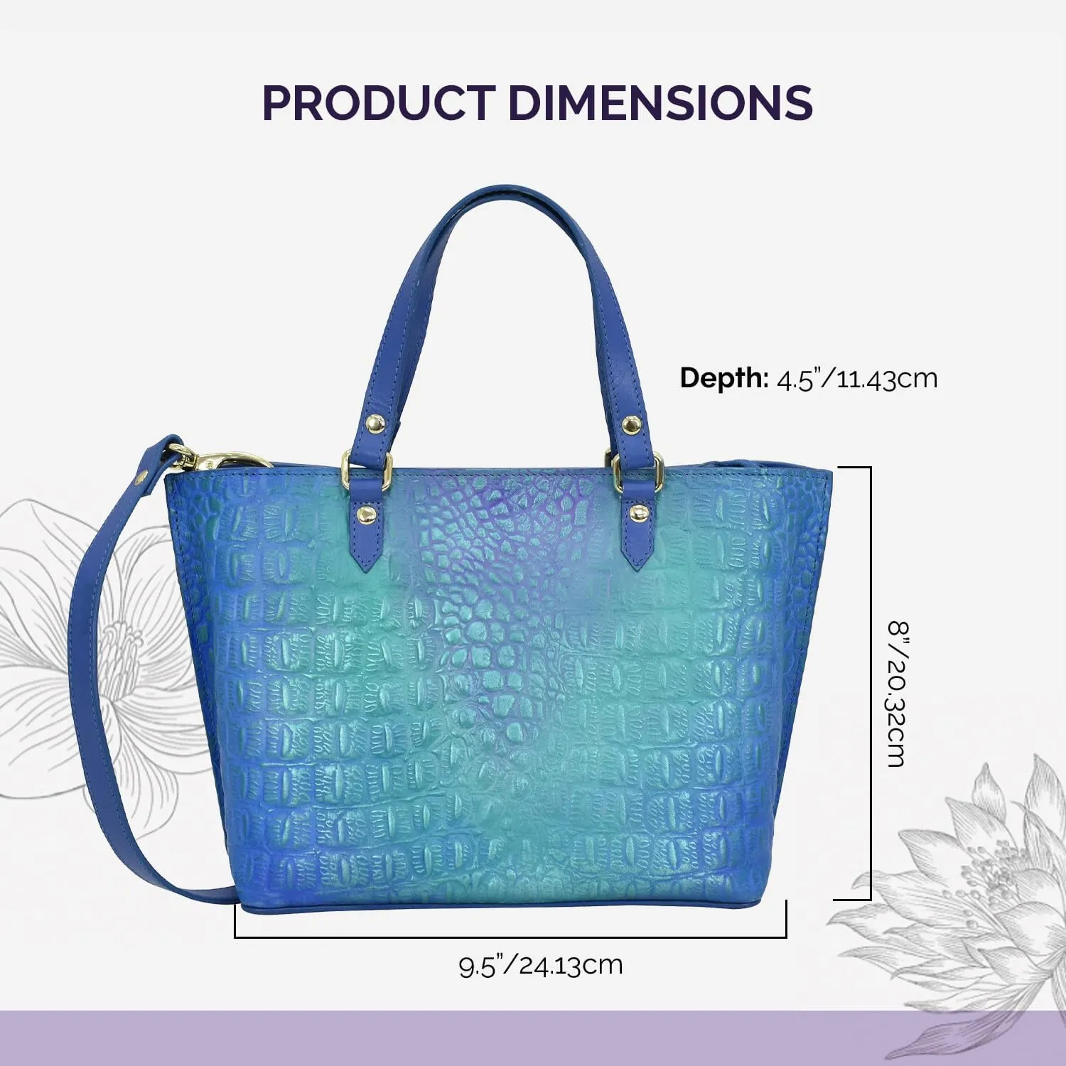 Anuschka Women's Original Hand-Painted Genuine Leather Medium Tote