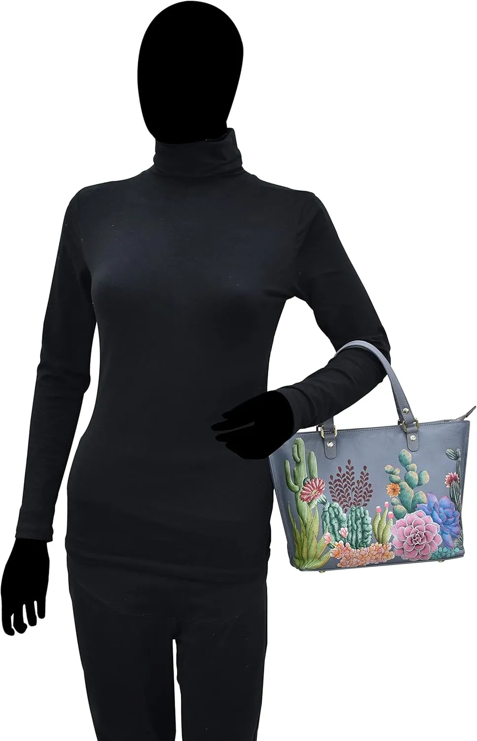 Anuschka Women's Original Hand-Painted Genuine Leather Medium Tote