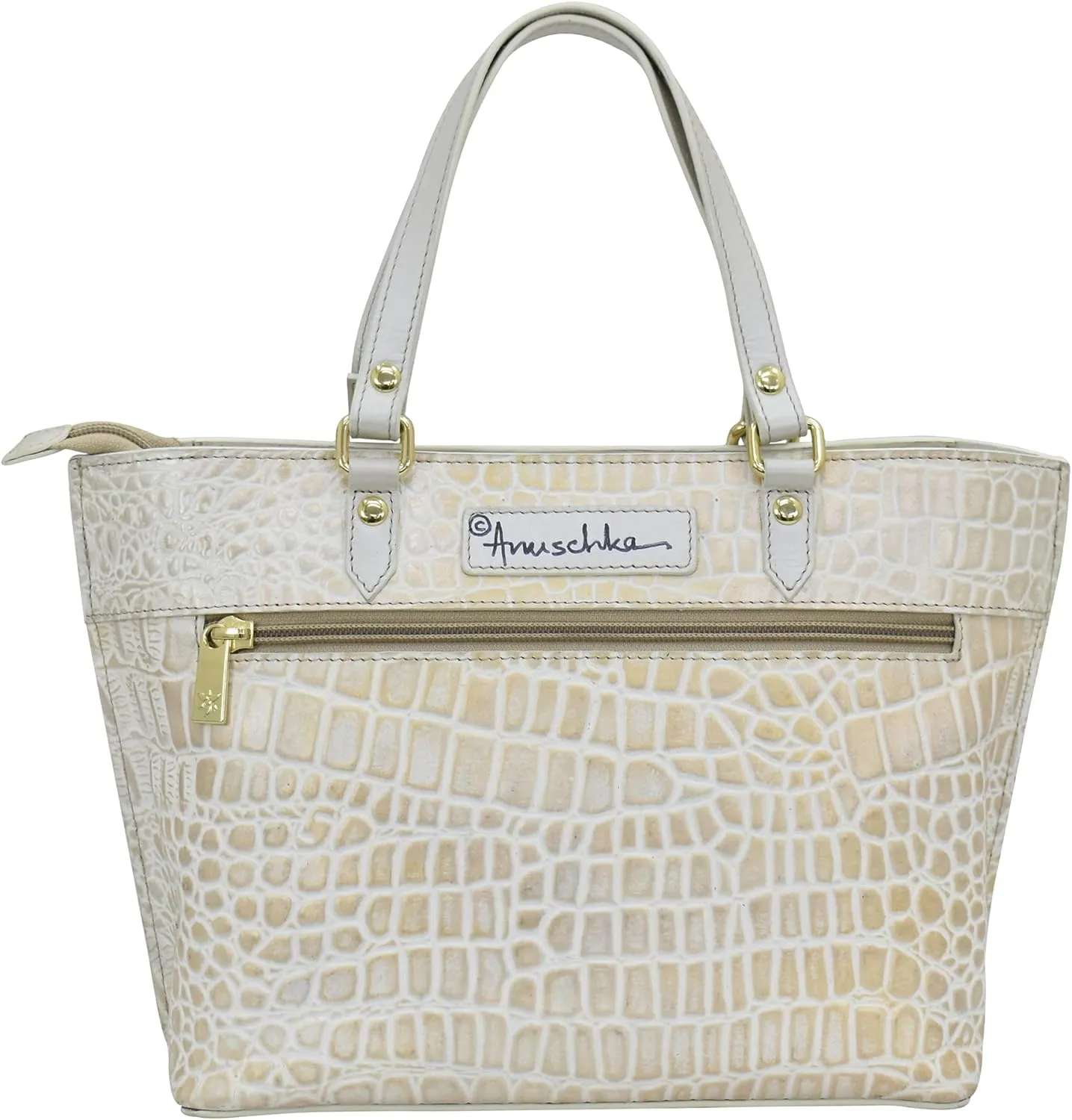 Anuschka Women's Original Hand-Painted Genuine Leather Medium Tote