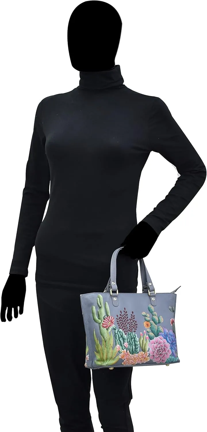 Anuschka Women's Original Hand-Painted Genuine Leather Medium Tote