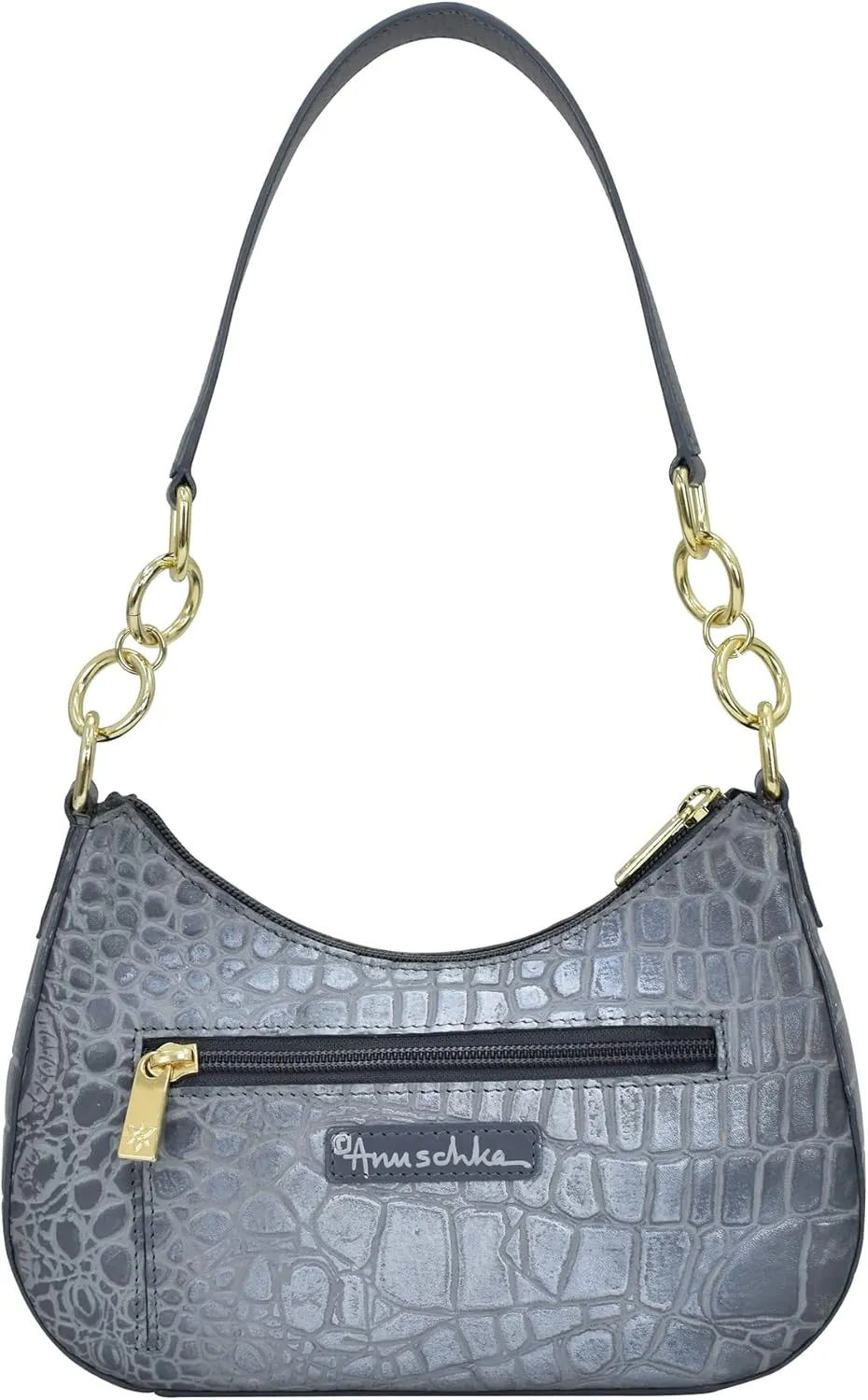 Anuschka Women's Original Hand-Painted Leather Small Convertible Hobo