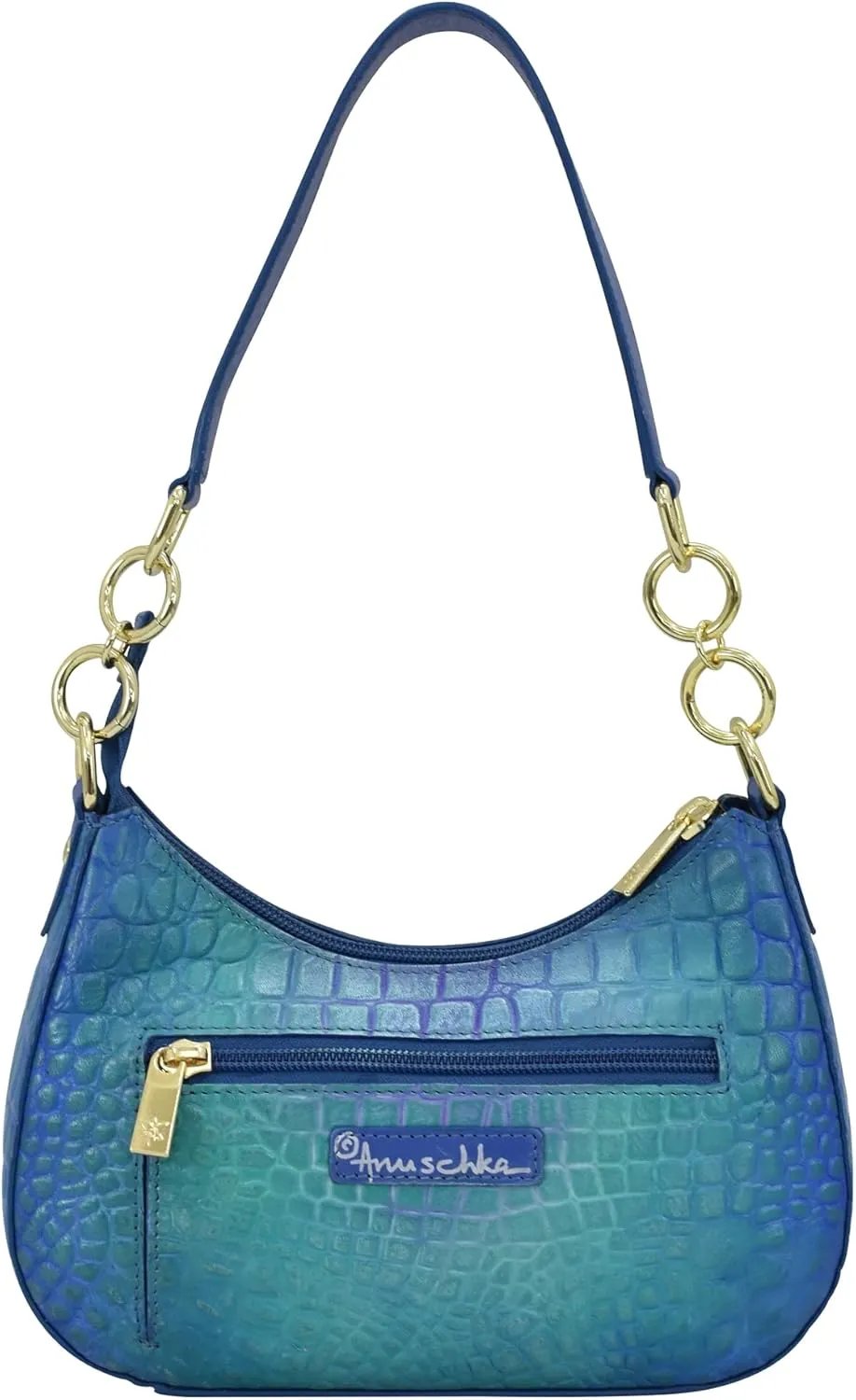 Anuschka Women's Original Hand-Painted Leather Small Convertible Hobo