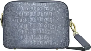 Anuschka Women's Original Hand-Painted Leather Twin Top Messenger