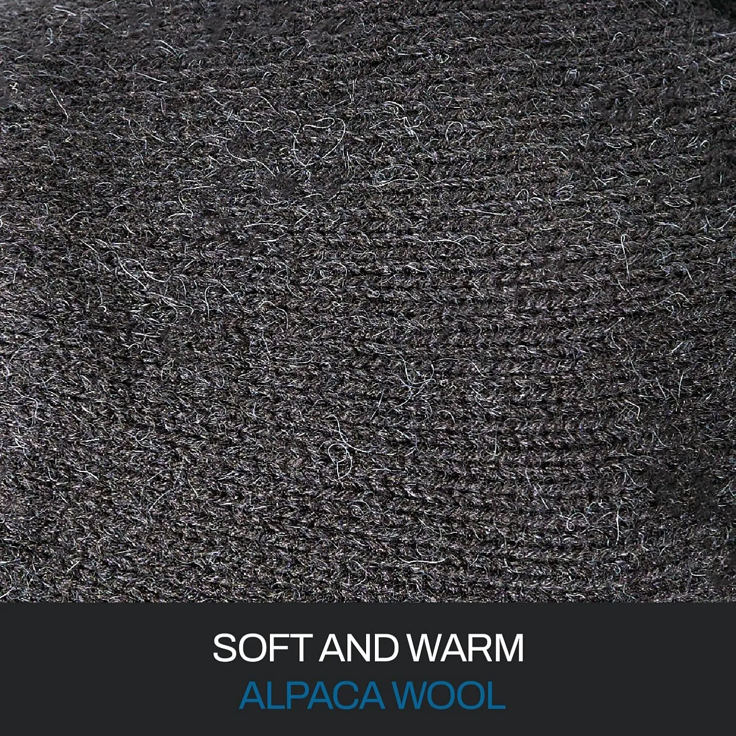 Avantic Alpaca Wool Gloves for Men & Women for Ski & Cold Weather, Touchscreen Fingers, Thermal Warm Knit Glove, Light & Soft