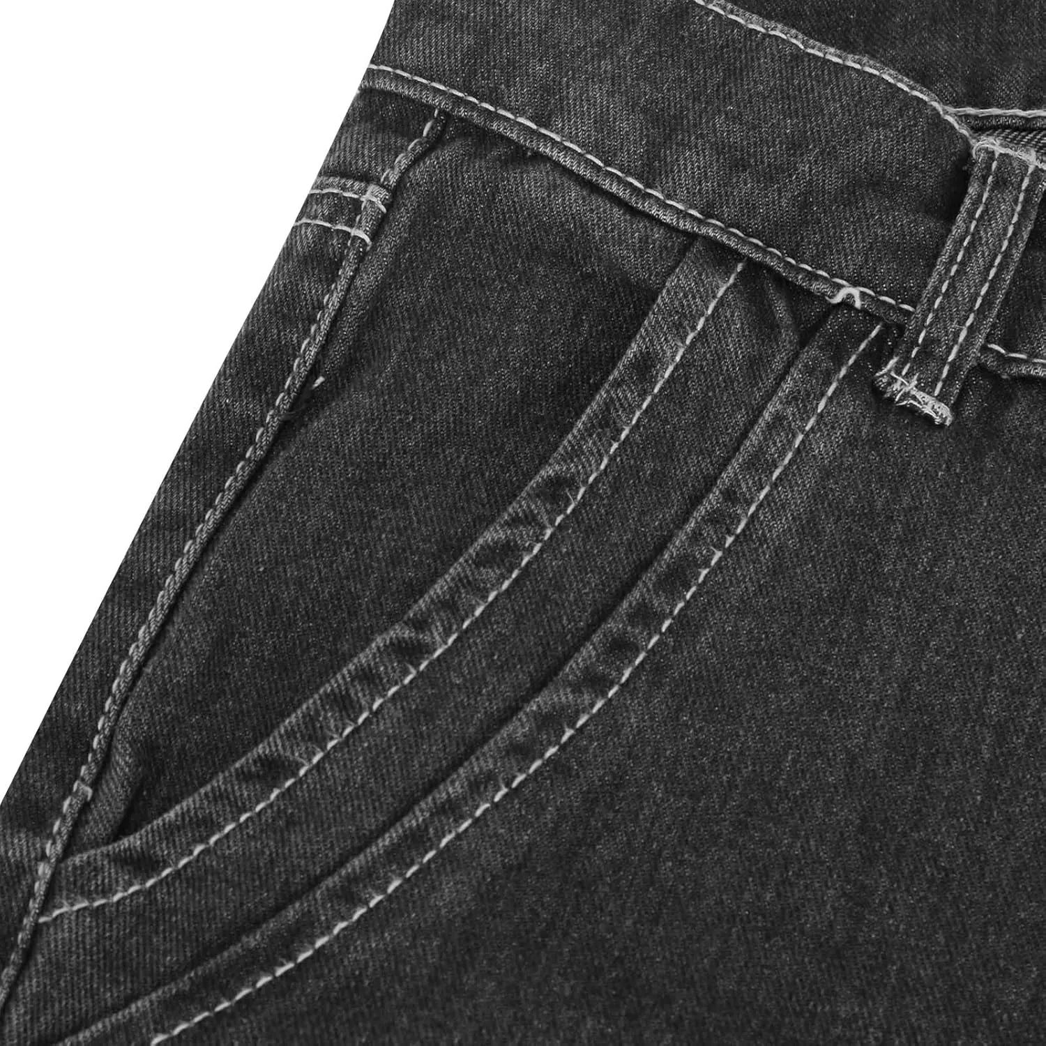 Baggy Jeans for Women Relax Fit Baggy Bootcut Bootleg Pants Vintage Distressed Jeans Straight Wide Leg Denim Trousers