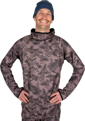 BLACKSTRAP Men's Summit Base Layer Hoodie Long Sleeve, Full Contoured Hood, Maximum Warmth and Comfort, [insert color]
