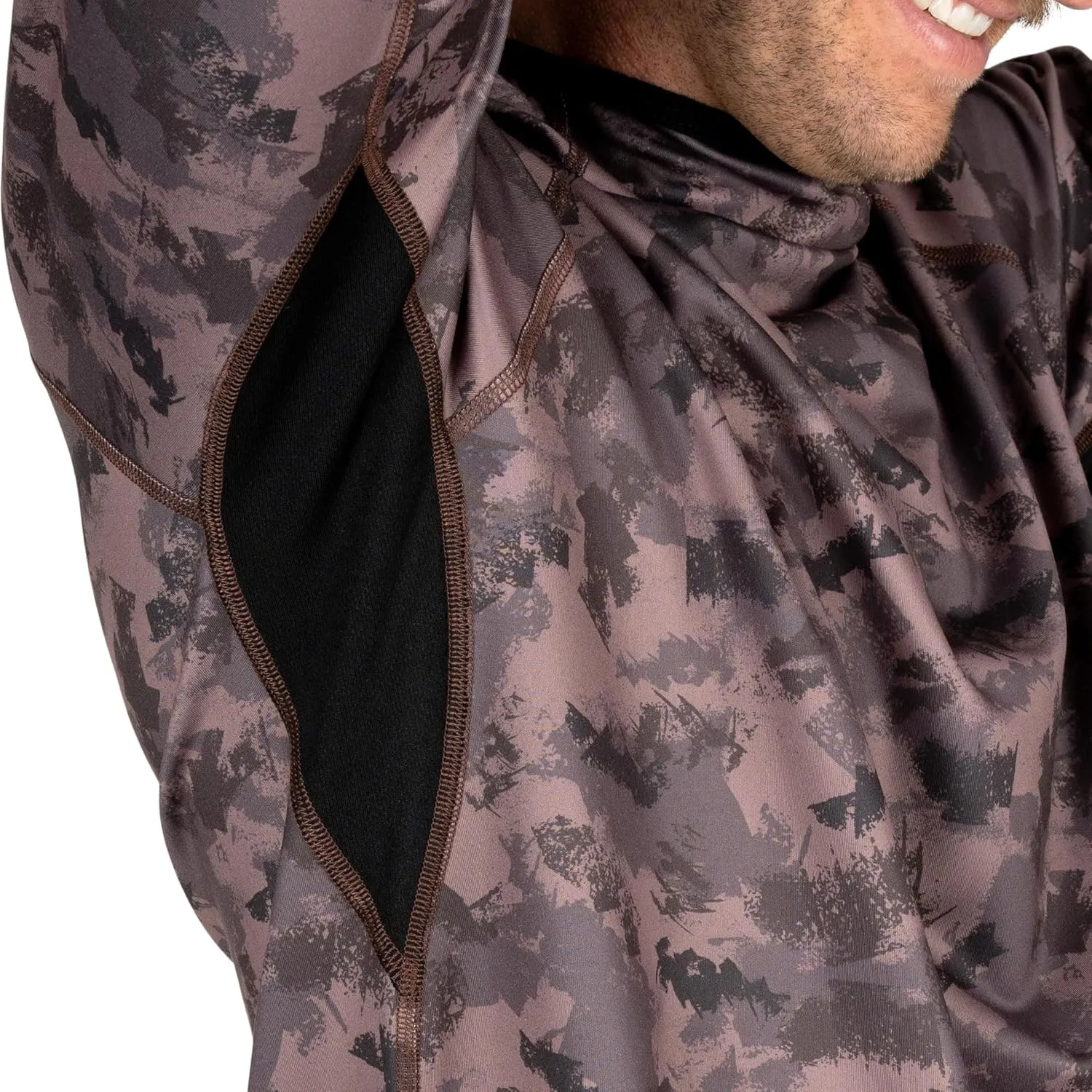 BLACKSTRAP Men's Summit Base Layer Hoodie Long Sleeve, Full Contoured Hood, Maximum Warmth and Comfort, [insert color]