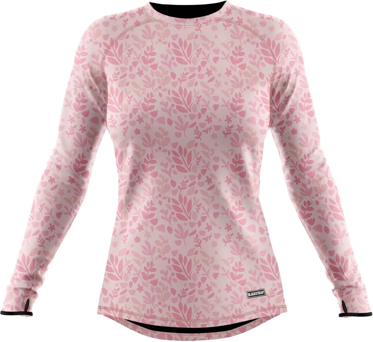 BLACKSTRAP Women's Cloudchaser Base Layer Crewneck Long Sleeve Top, Maximum Warmth and Comfort, [Black, Small]