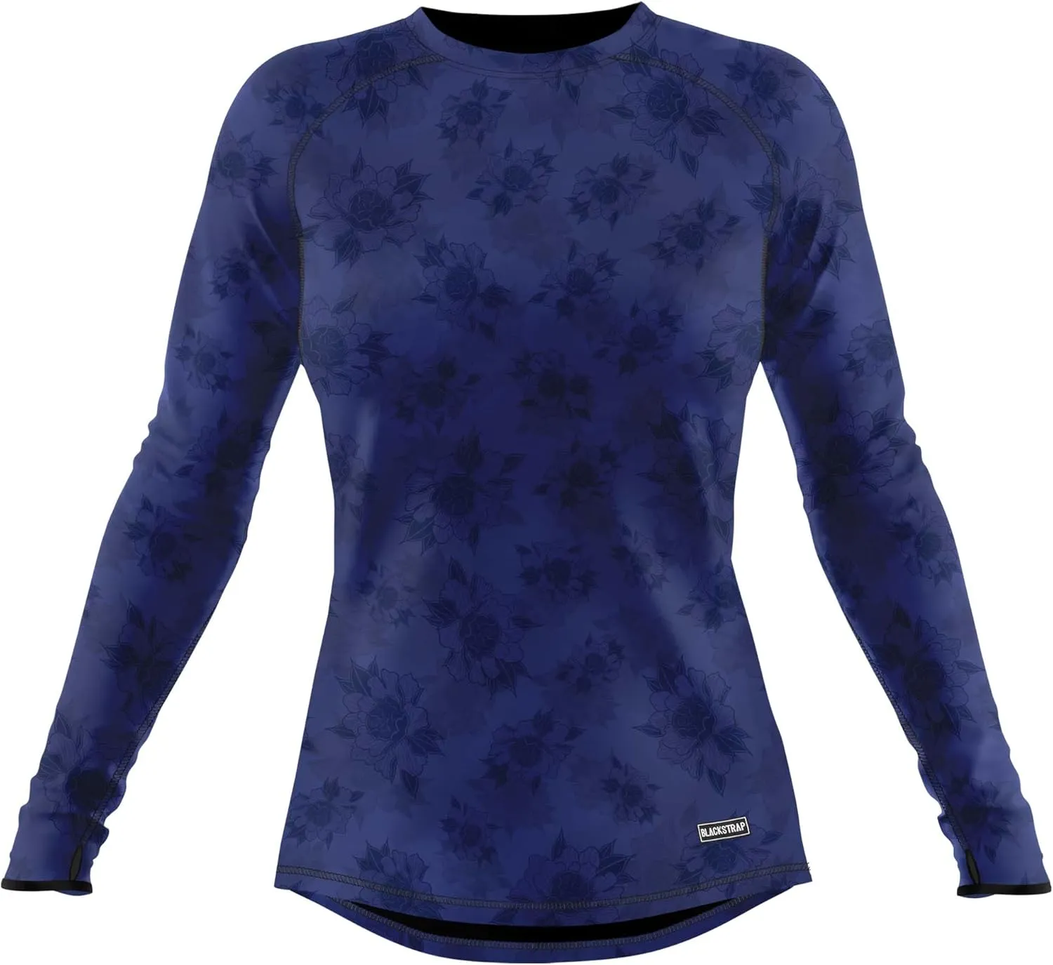 BLACKSTRAP Women's Cloudchaser Base Layer Crewneck Long Sleeve Top, Maximum Warmth and Comfort, [Black, Small]
