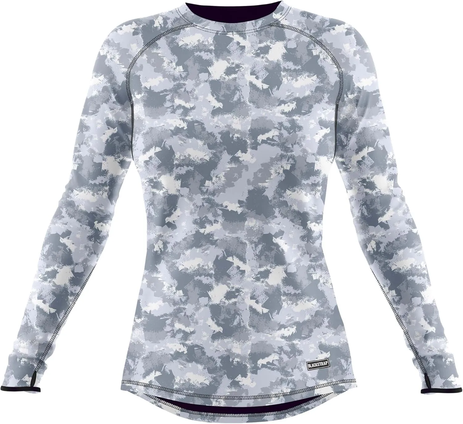 BLACKSTRAP Women's Cloudchaser Base Layer Crewneck Long Sleeve Top, Maximum Warmth and Comfort, [Black, Small]