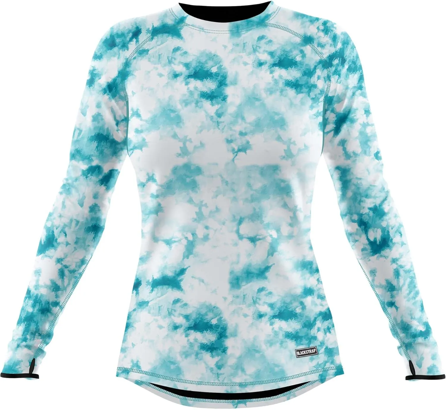 BLACKSTRAP Women's Cloudchaser Base Layer Crewneck Long Sleeve Top, Maximum Warmth and Comfort, [Black, Small]