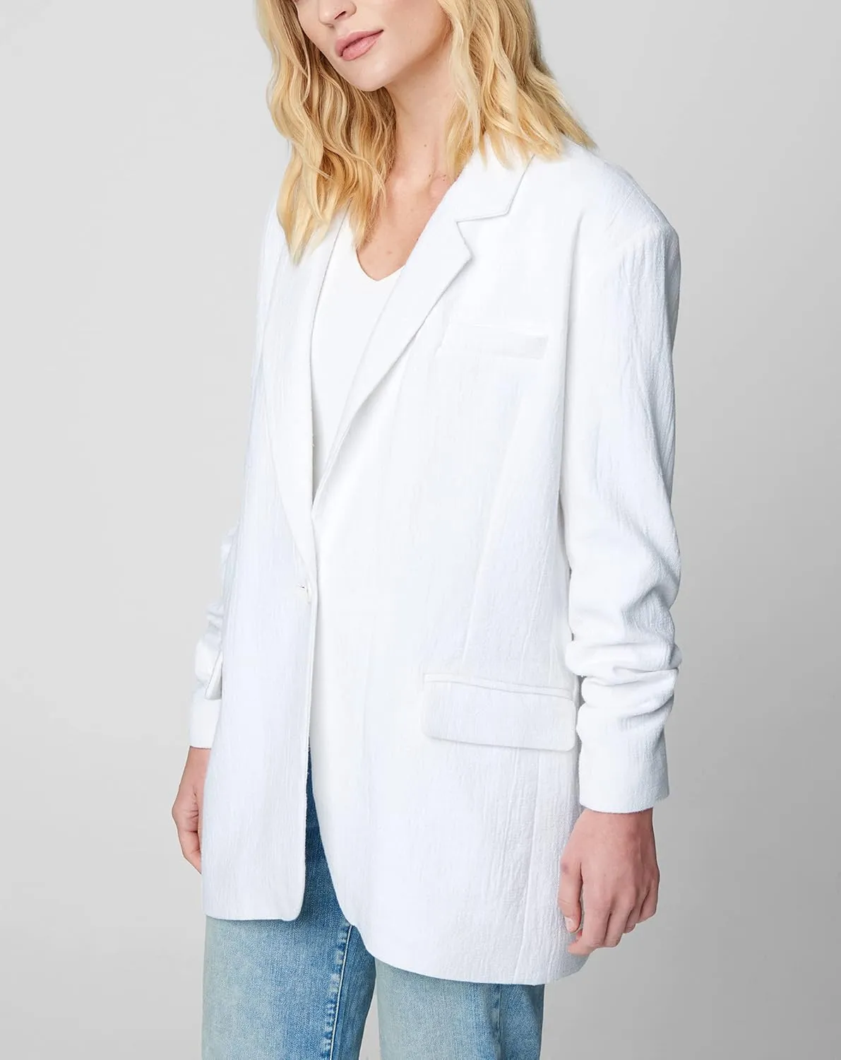 [BLANKNYC] Womens Luxury Clothing Oversized Blazzer with Pockets, Comfortable & Stylish Coat