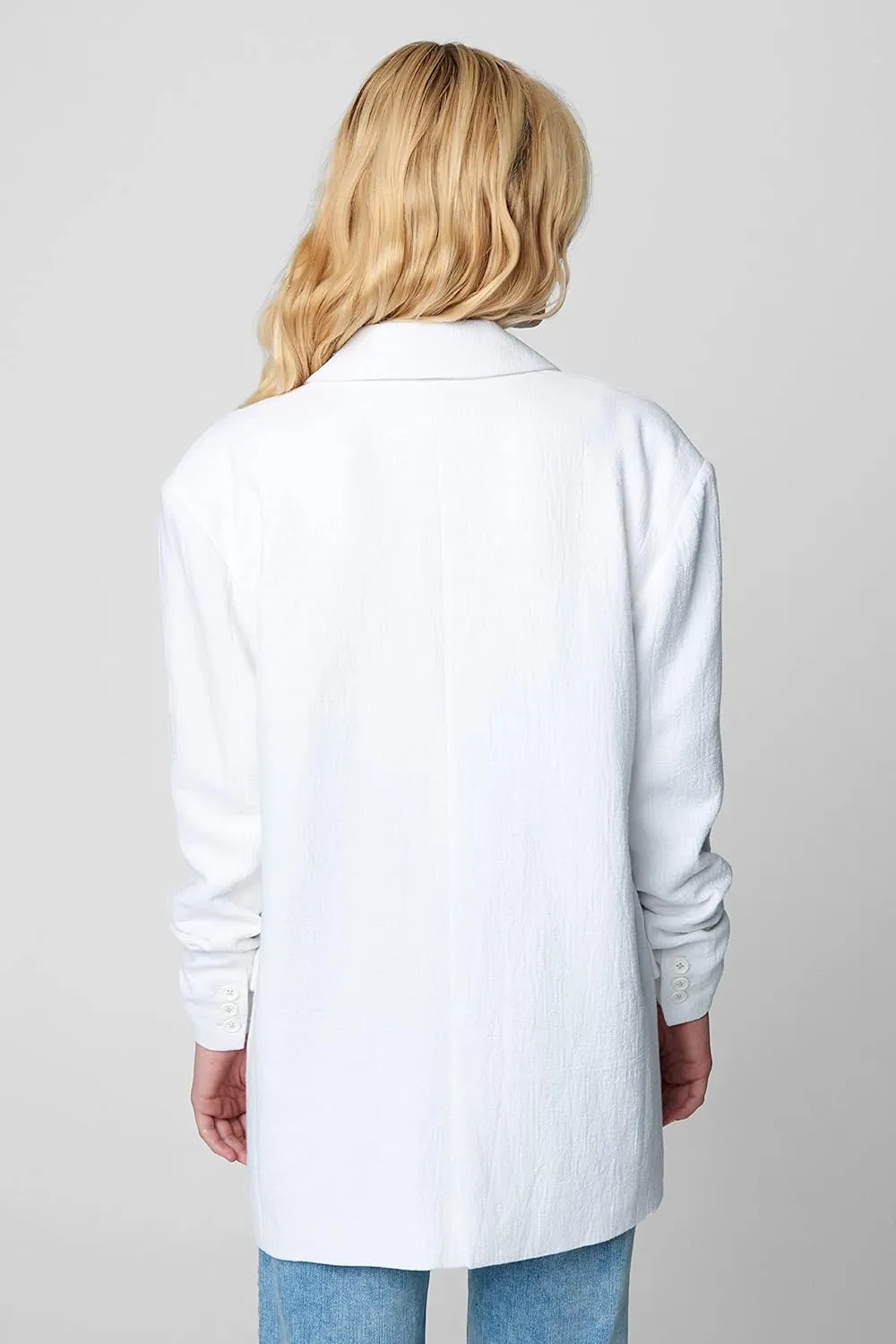 [BLANKNYC] Womens Luxury Clothing Oversized Blazzer with Pockets, Comfortable & Stylish Coat