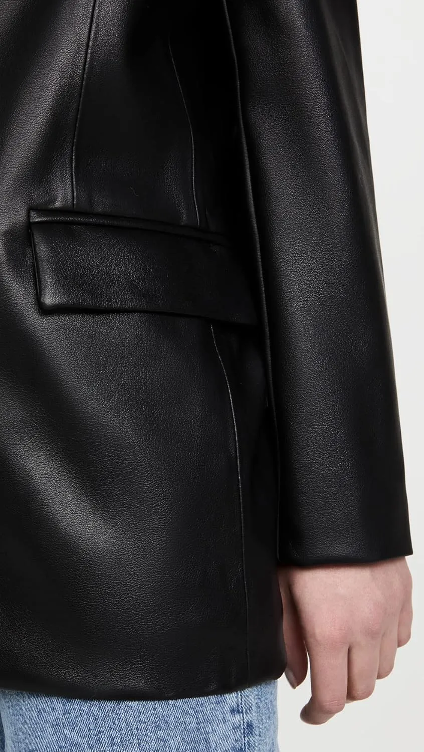 [BLANKNYC] Womens Luxury Clothing Oversized Blazzer with Pockets, Comfortable & Stylish Coat