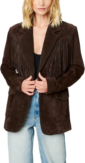 [BLANKNYC] Womens Luxury Clothing Oversized Blazzer with Pockets, Comfortable & Stylish Coat