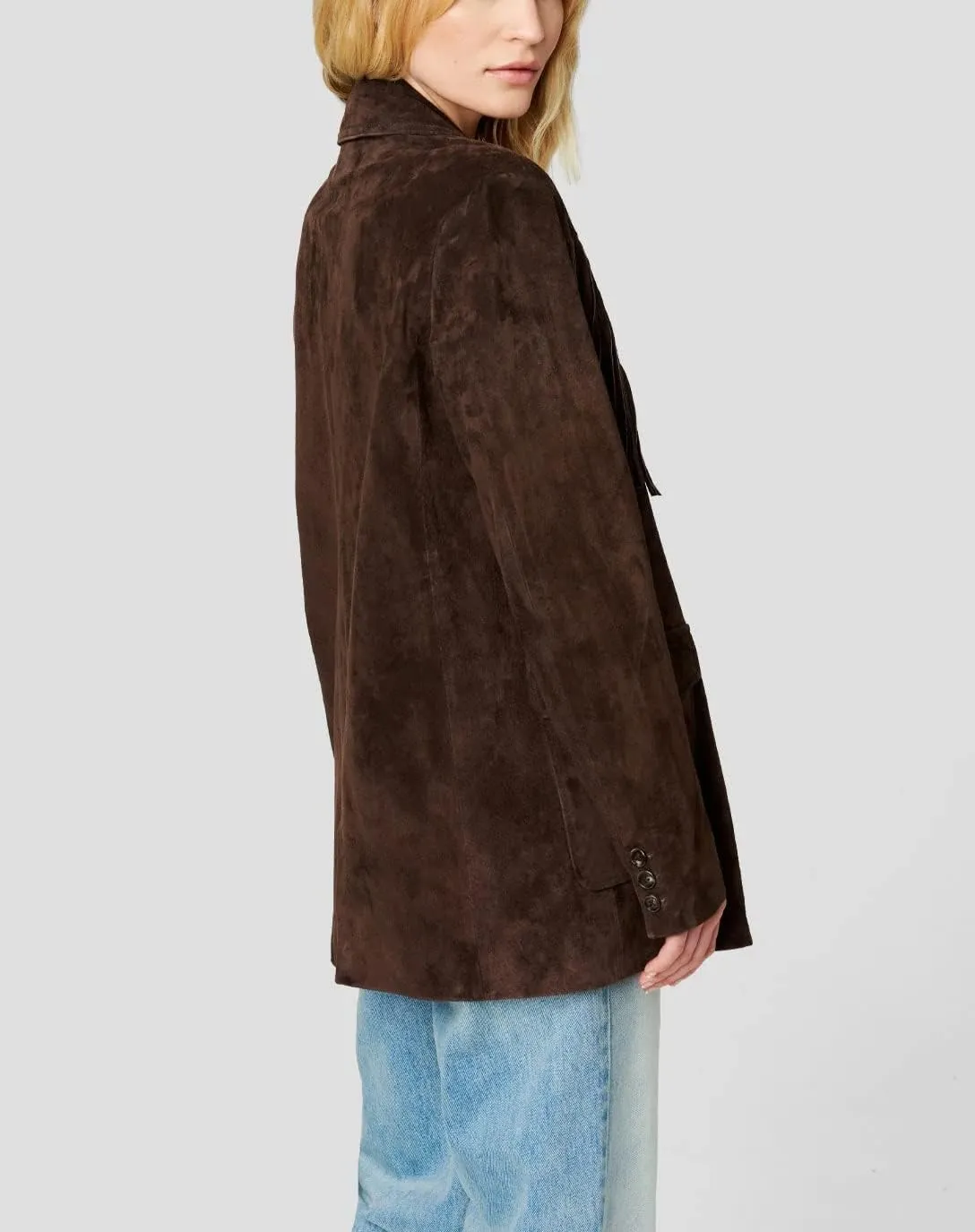[BLANKNYC] Womens Luxury Clothing Oversized Blazzer with Pockets, Comfortable & Stylish Coat