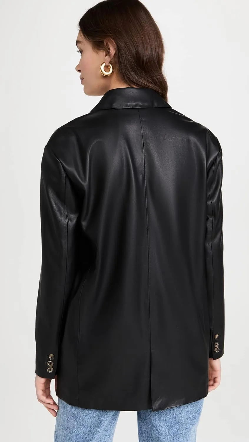[BLANKNYC] Womens Luxury Clothing Oversized Blazzer with Pockets, Comfortable & Stylish Coat