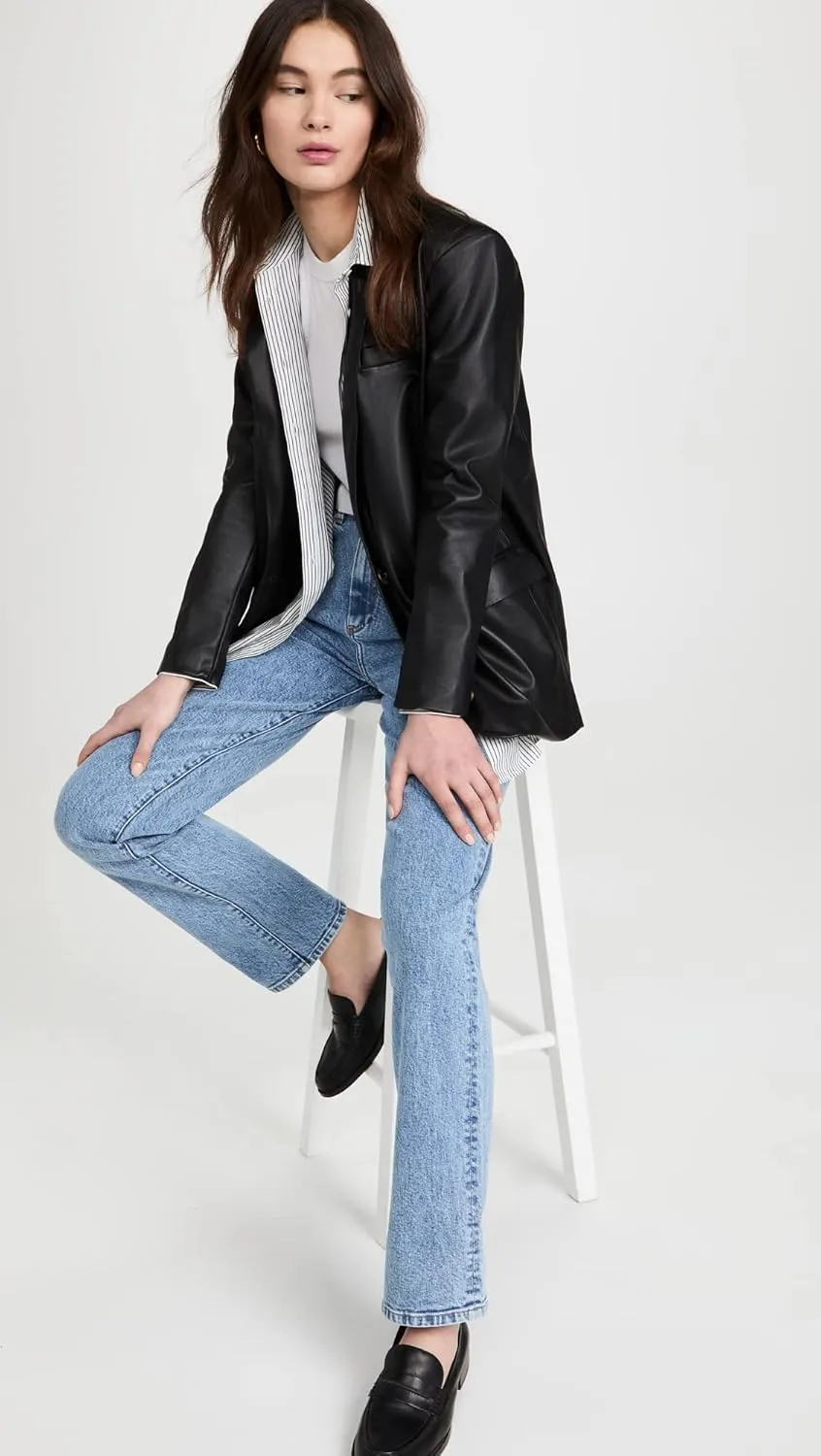 [BLANKNYC] Womens Luxury Clothing Oversized Blazzer with Pockets, Comfortable & Stylish Coat