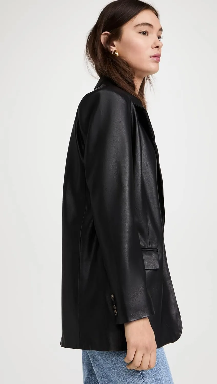 [BLANKNYC] Womens Luxury Clothing Oversized Blazzer with Pockets, Comfortable & Stylish Coat