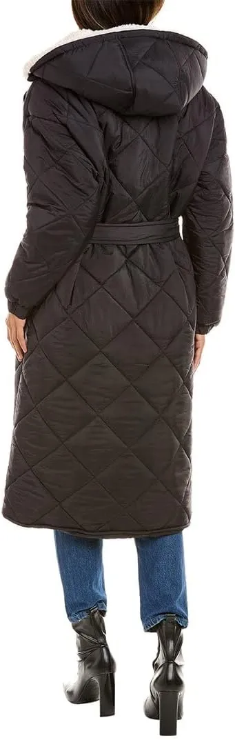[BLANKNYC] womens Luxury Clothing Quilted Print Jacket, Comfortable & Stylish Windbreaker Coat