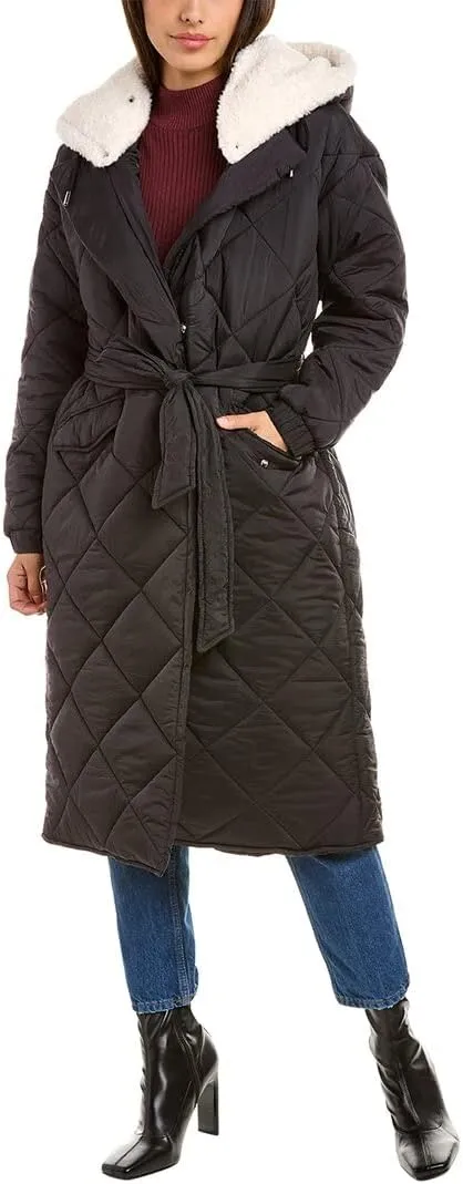 [BLANKNYC] womens Luxury Clothing Quilted Print Jacket, Comfortable & Stylish Windbreaker Coat