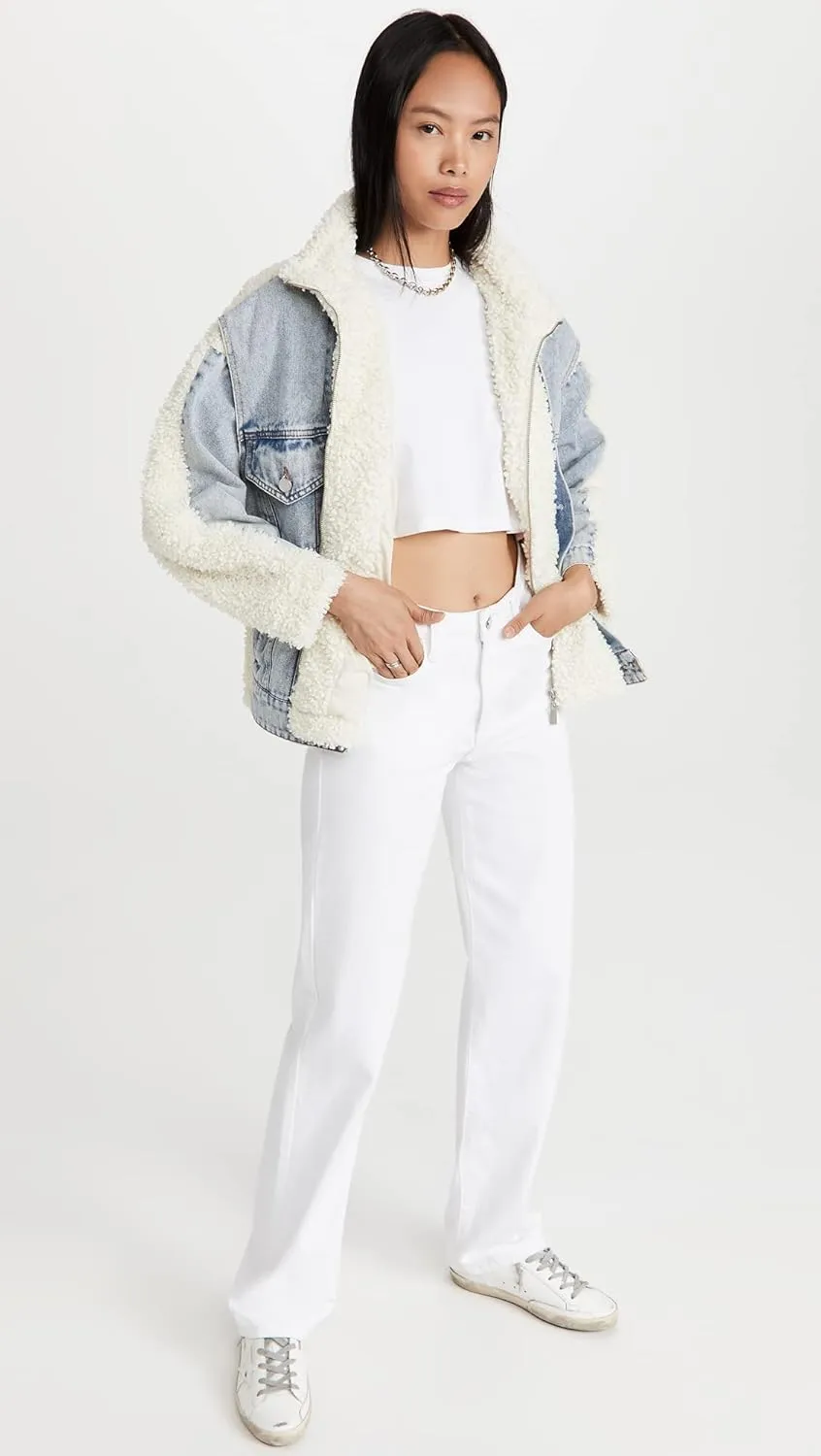[BLANKNYC] womens Luxury Clothing Sherpa Jacket, Comfortable & Stylish Coat