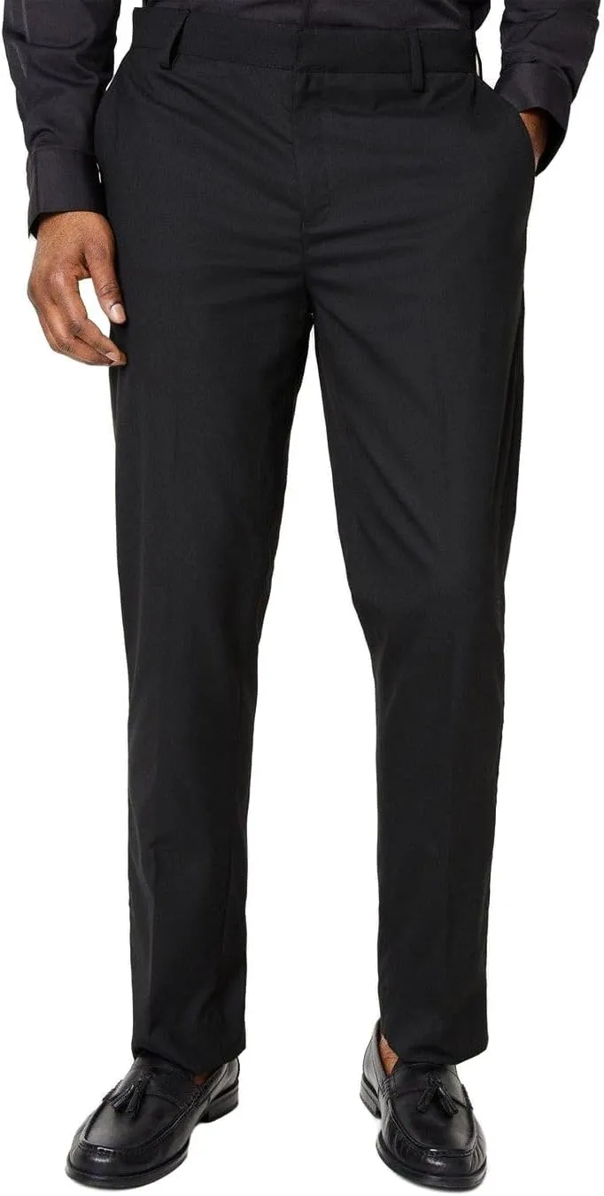Burton Mens Smart Tailored Suit Trousers (30S) (Black)