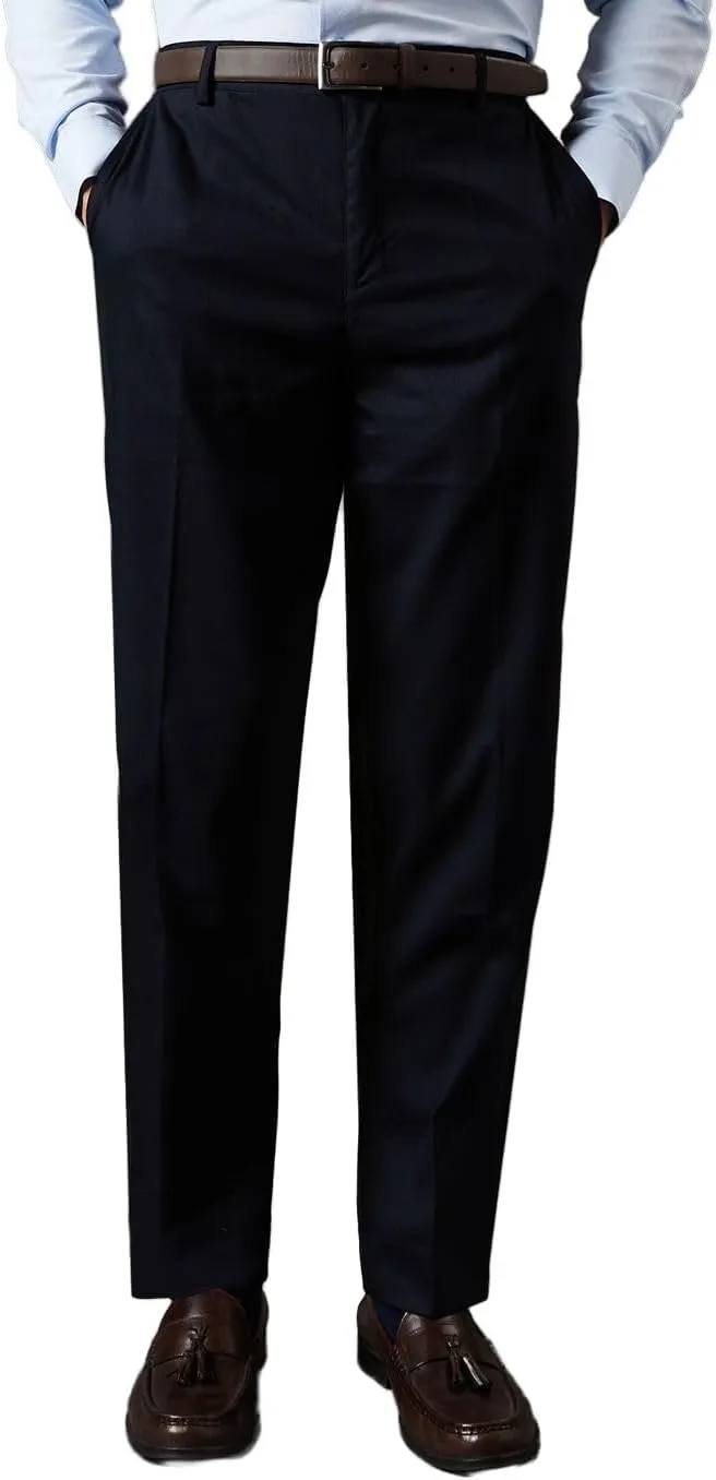 Burton Mens Smart Tailored Suit Trousers (34R) (Navy)