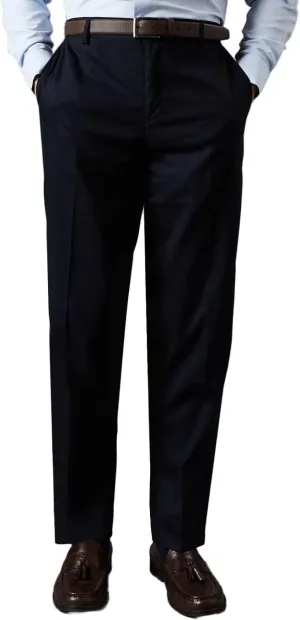 Burton Mens Smart Tailored Suit Trousers (38R) (Navy)