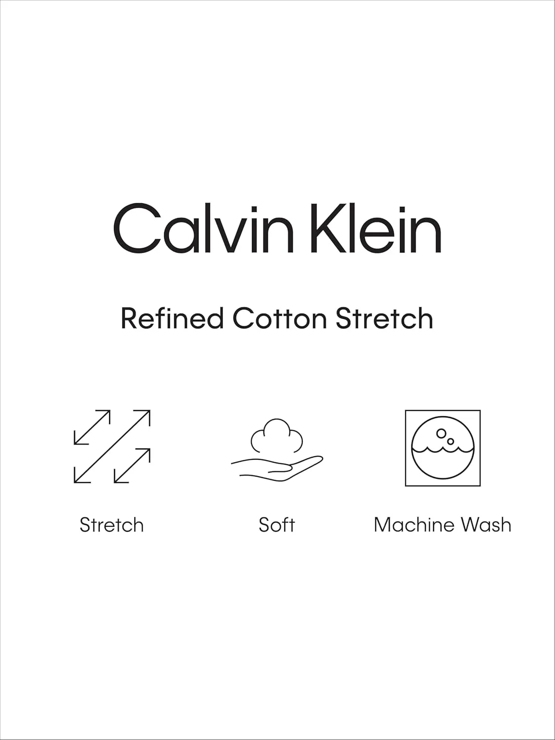 Calvin Klein Men's Dress Shirt Regular Fit Refined Cotton Stretch