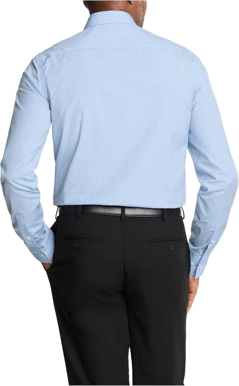 Calvin Klein Men's Dress Shirt Slim Fit Refined Cotton Stretch