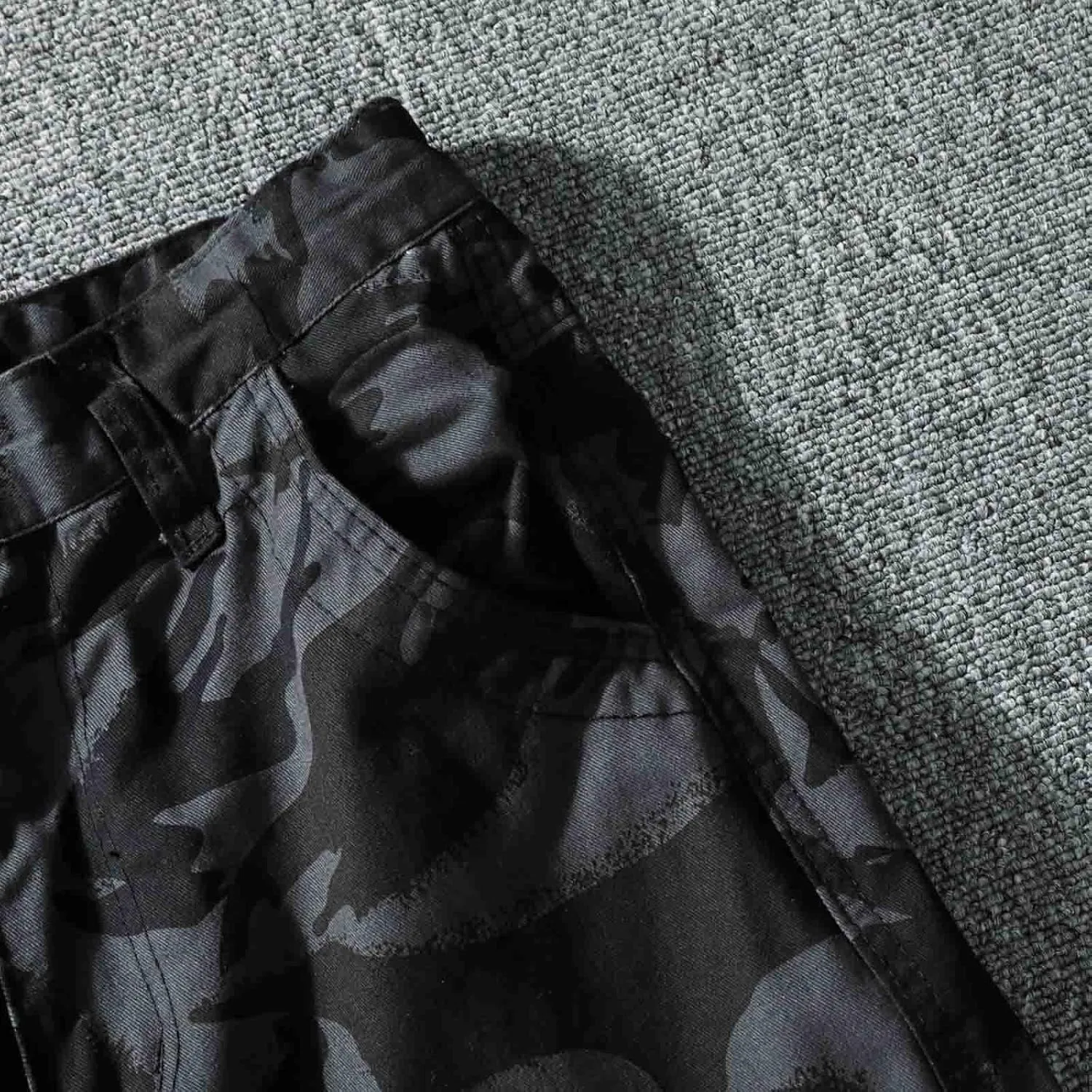 Cargo Pants for Men Relaxed Fit Men Men's Pro-Active Performance Fleece Cargo Sweatpants Relax Fit Bungee Cord Open