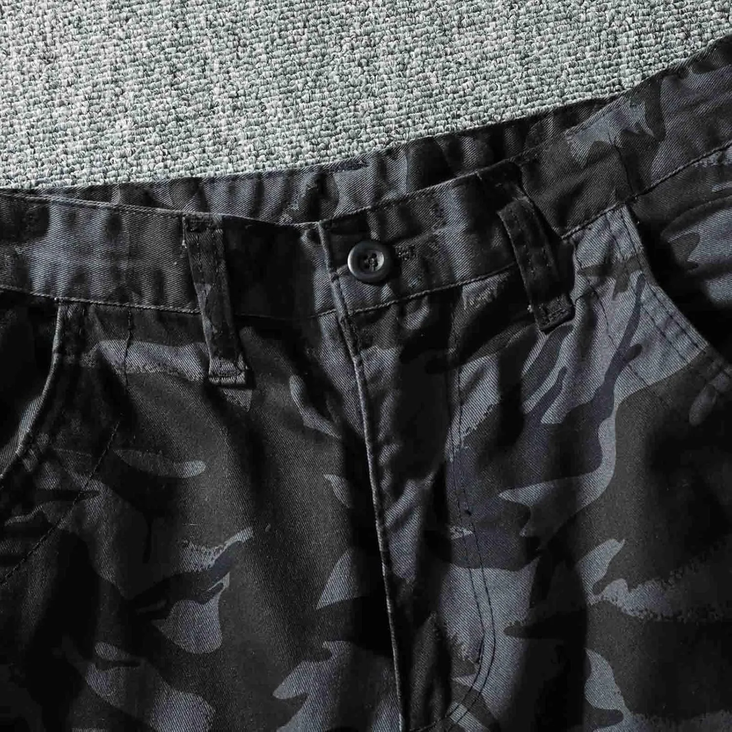 Cargo Pants for Men Relaxed Fit Men Men's Pro-Active Performance Fleece Cargo Sweatpants Relax Fit Bungee Cord Open