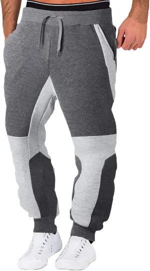 Cargo Pants for Men Relaxed Fit Pockets Mens Heavyweight Sweatpants Fleece Lined Cargo Pants Elastic Waist Drawstring