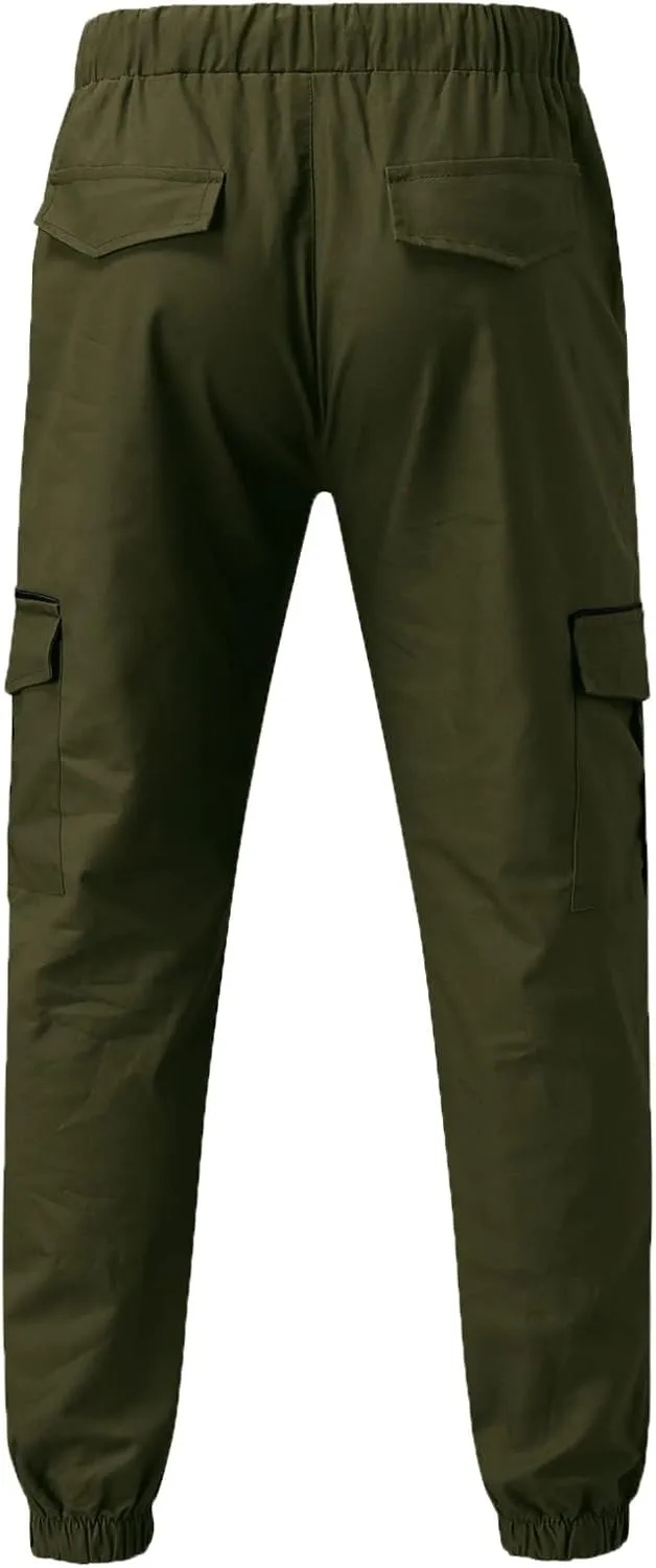 Cargo Pants for Men,Men Outdoor Cargo Pant Classic Fit Lightweight Tactical Pants Hiking Jogger Multi Pockets