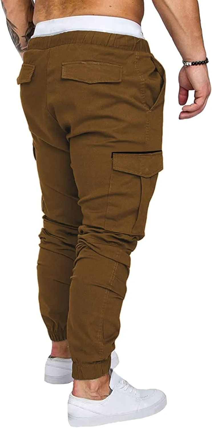 Cargo Pants for Men,Men Outdoor Cargo Pant Classic Fit Lightweight Tactical Pants Hiking Jogger Multi Pockets