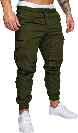 Cargo Pants for Men,Men Outdoor Cargo Pant Classic Fit Lightweight Tactical Pants Hiking Jogger Multi Pockets